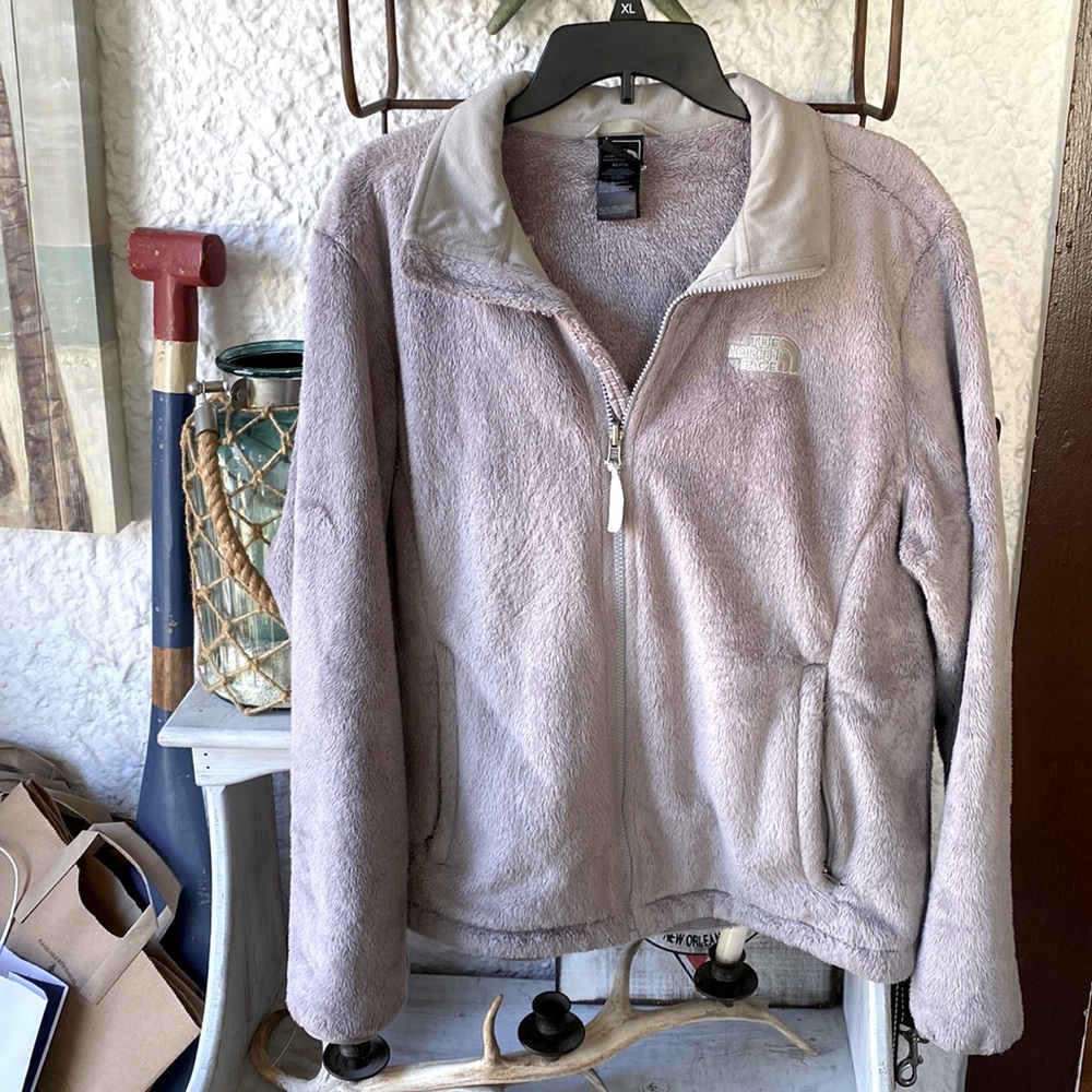 The north face zip up fleece
